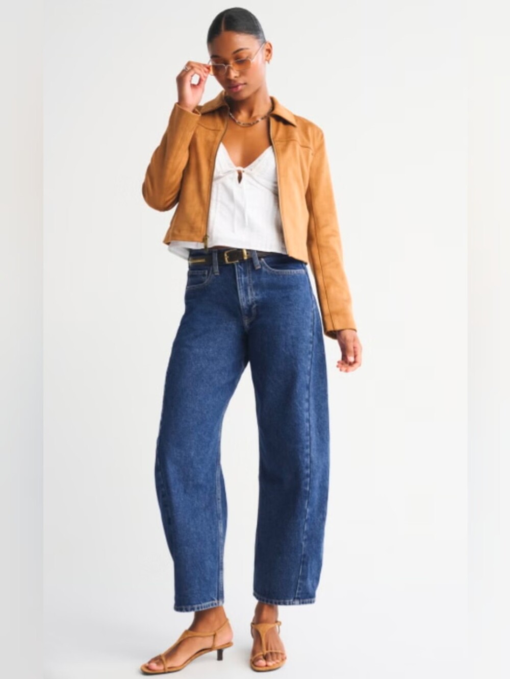 ABERCROMBIE & FITCH The Barrel Jean